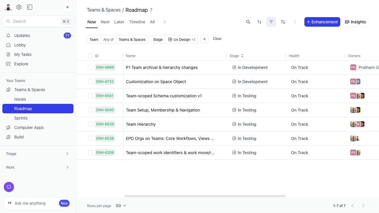 Roadmap Now