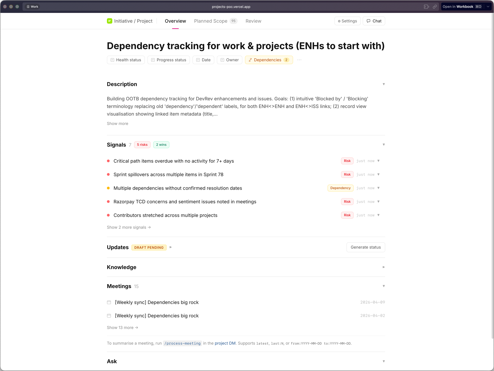 Project Overview - Base