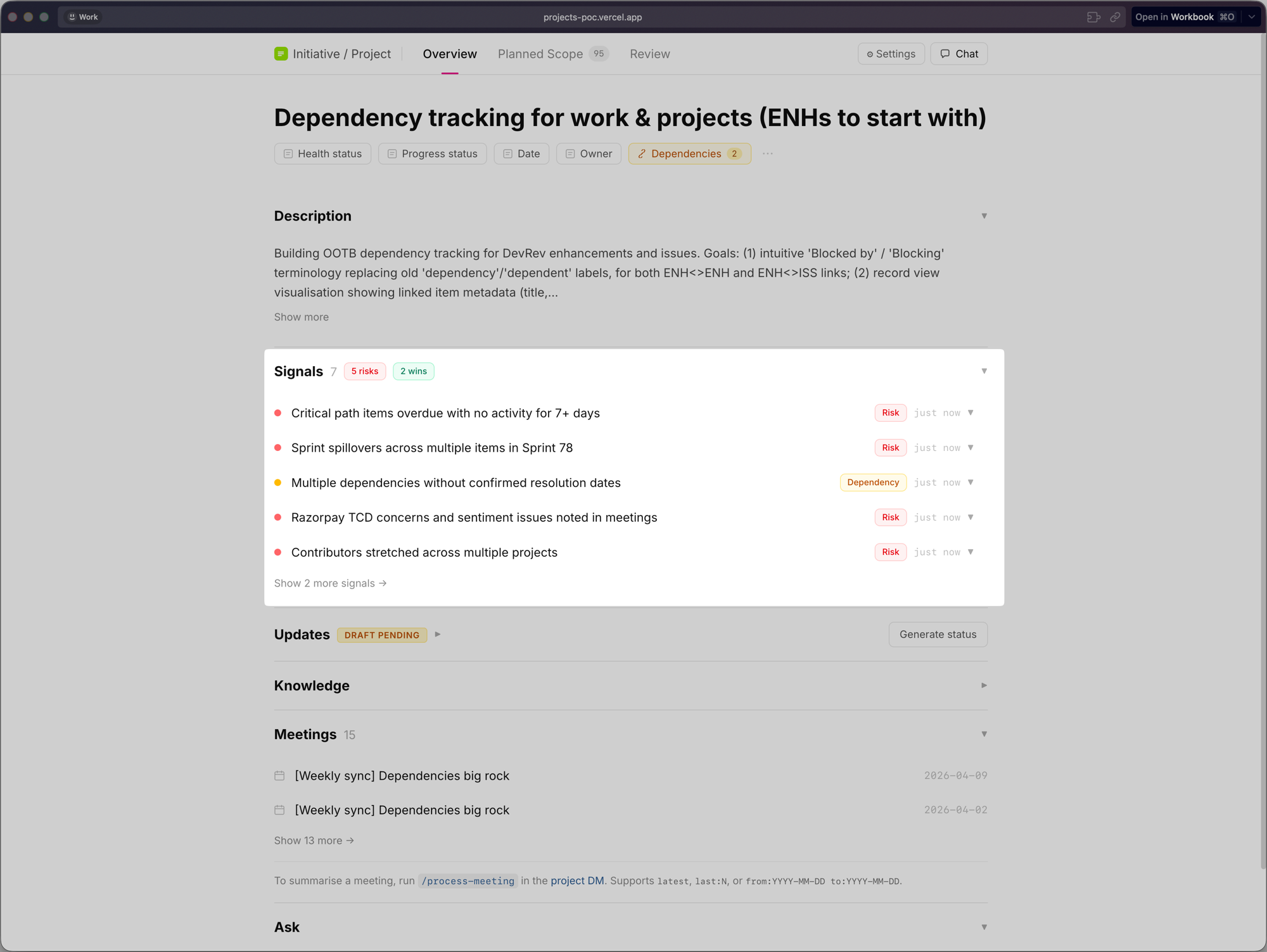 Project Signals Spotlight