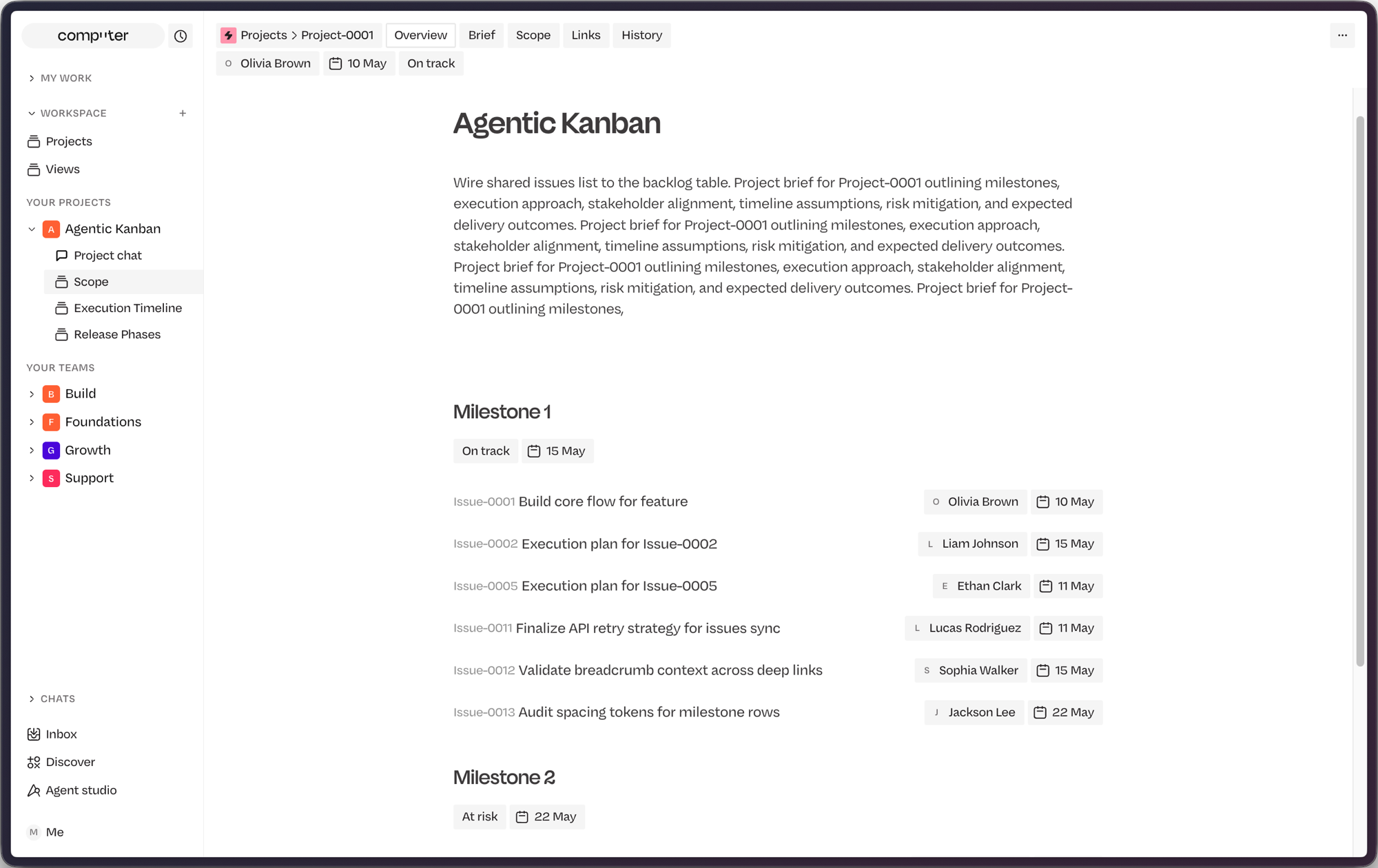 Project Workspace - Base